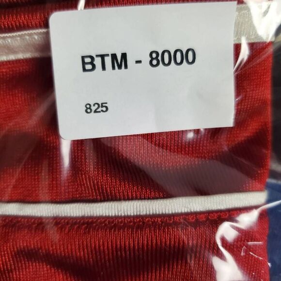 Adidas Men’s XL Red 3-Stripes Athletic Shorts Polyester Activewear - Picture 7 of 7